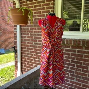 Banana Republic Women's Tyler Sleeveless Geometric Mini Dress - size 2